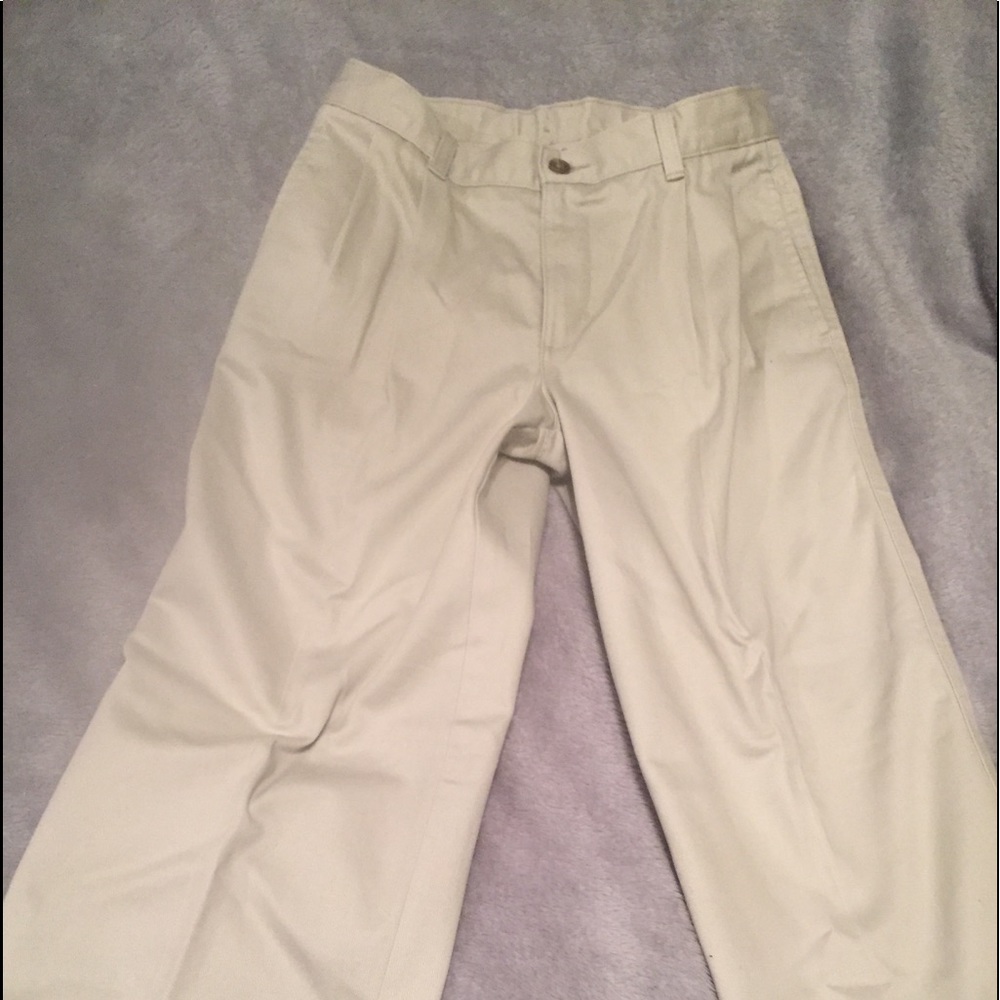 Chaps Boys Pleated Pants.  Size 12
